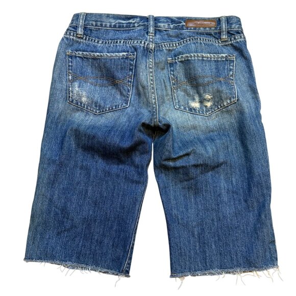 Y2K Abercrombie & Fitch Jorts Berbumda Shorts Low Rise 13" Inseam Size 2 - Picture 2 of 9